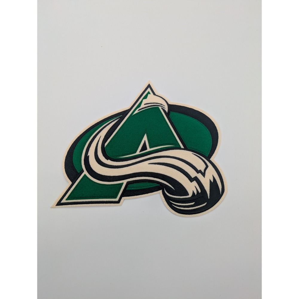LARGE COLORADO AVALANCHE LOGO PATCH GREEN ST PATRICK'S DAY - Picture 2 of 5
